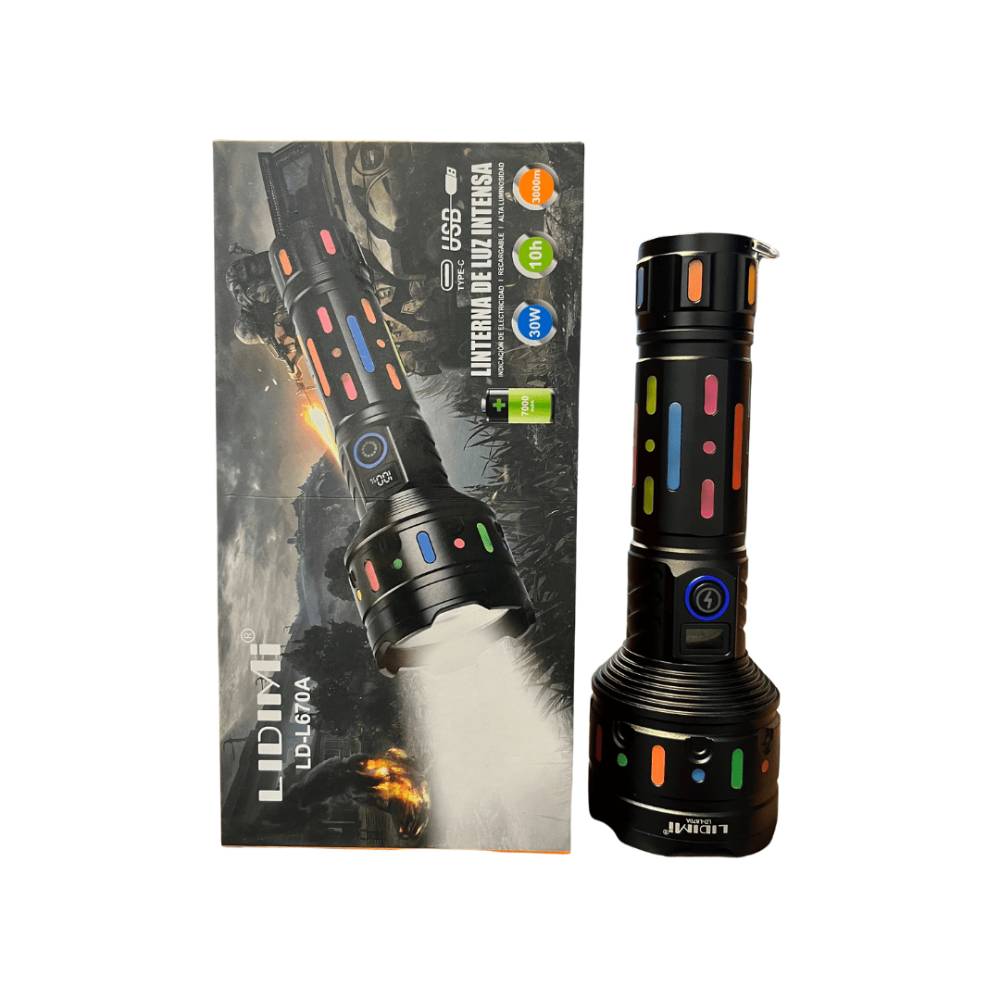 LINTERNA LIDIMI 3000 METROS LD-L670A - 1