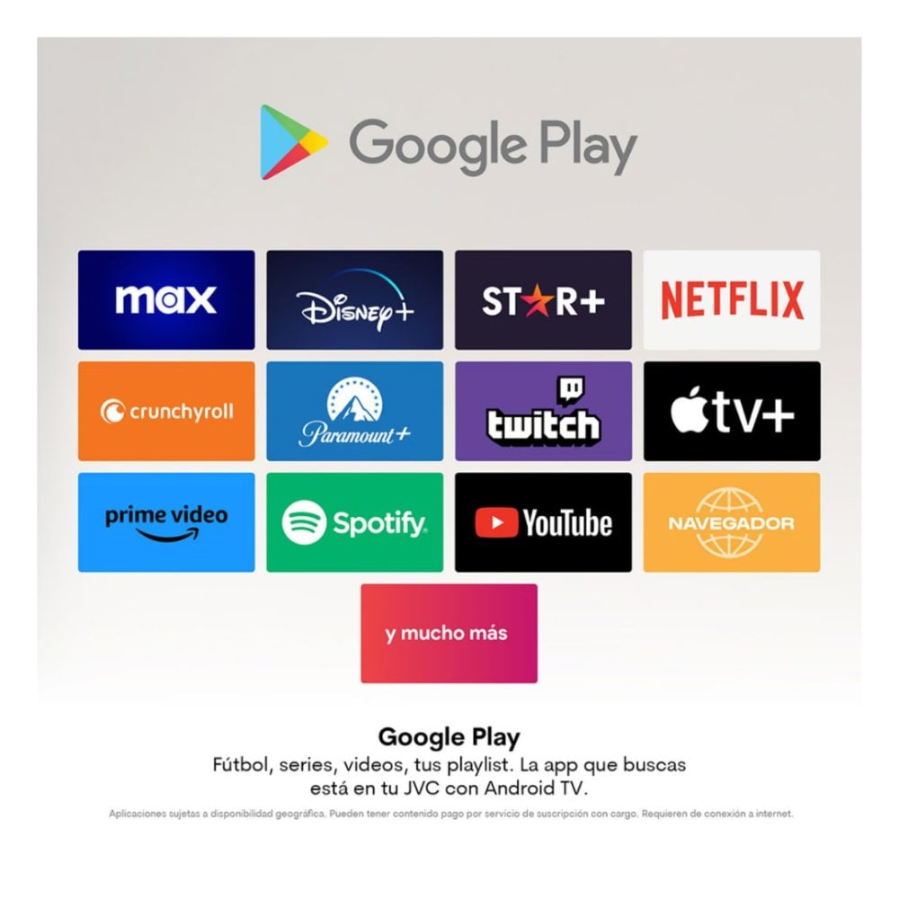 TELEVISOR JVC 50 SMART TV GOOGLE TV 4K UHD LED - LT-50KB538 - 2
