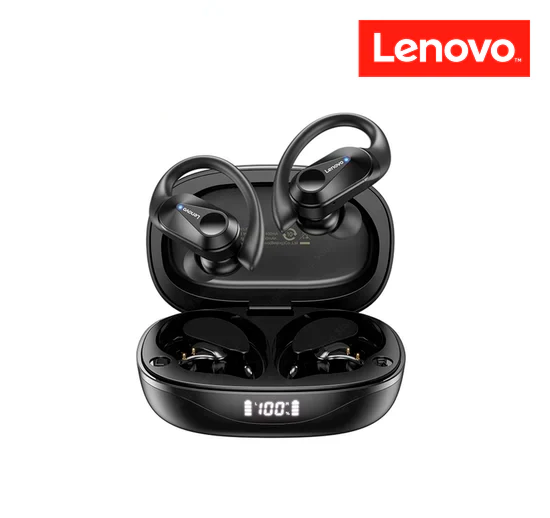 AUDIFONO BLUETOOTH LENOVO LP75 SPORTS WIRELESS 5.3 - NEGRO - 1