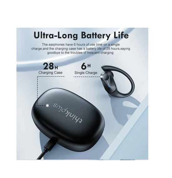 AUDIFONO BLUETOOTH LENOVO LP75 SPORTS WIRELESS 5.3 - NEGRO - 2