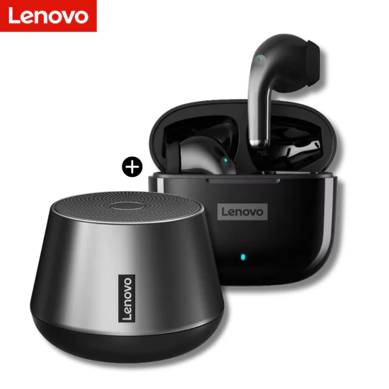 AUDÍFONOS BLUETOOTH LENOVO LP40 PRO + PARLANTE LENOVO K3 PRO - 1