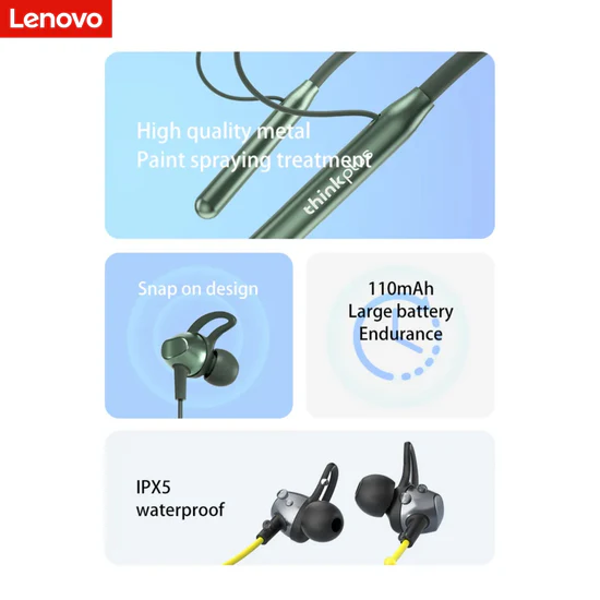 AUDIFONOS BLUEOOTH DEPORTIVOS LENOVO LIVEPODS BT10 HIFI - 2