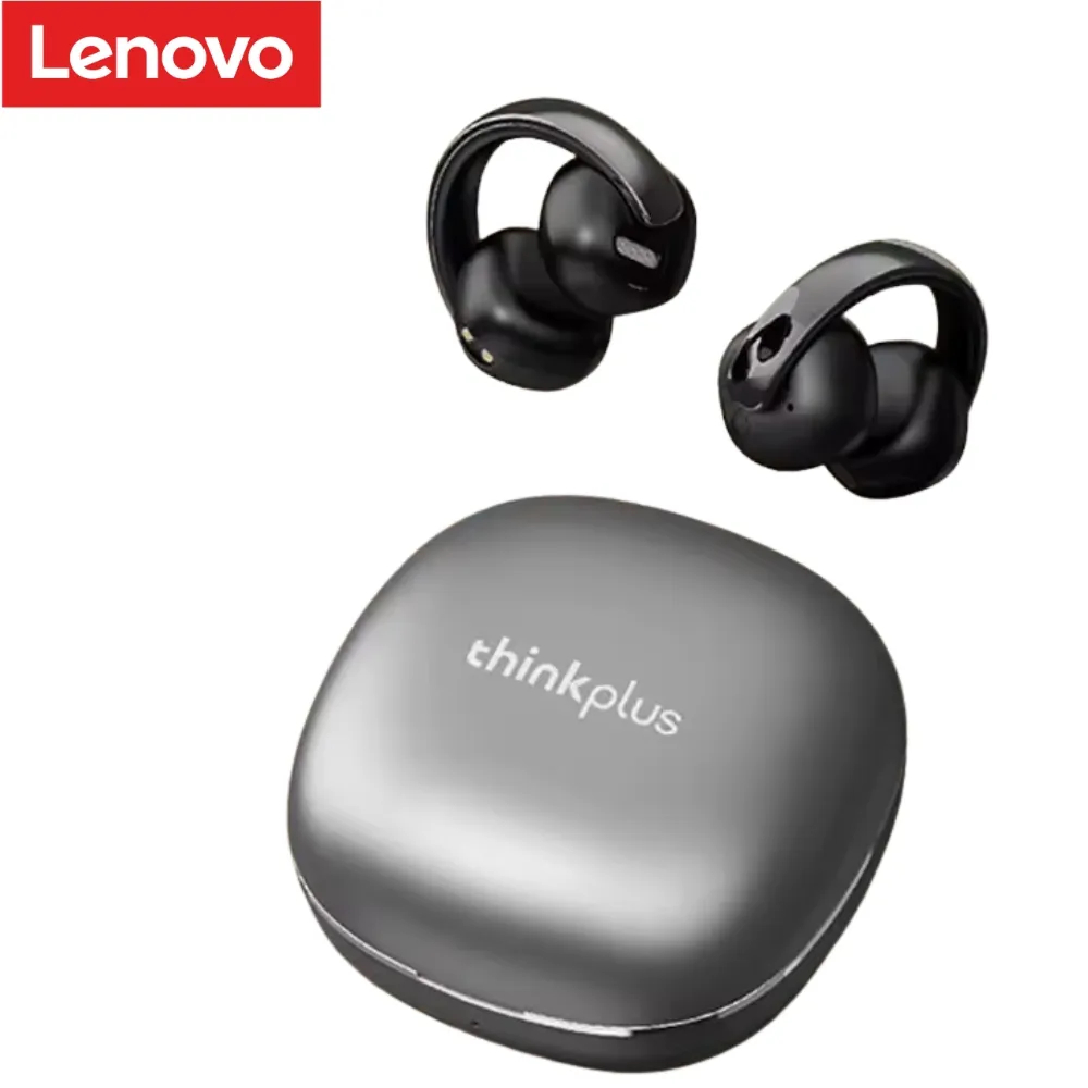 AUDÍFONO LENOVO LP38 CLIP EAR GRIS 30H BLUETOOTH 5.4 - 1