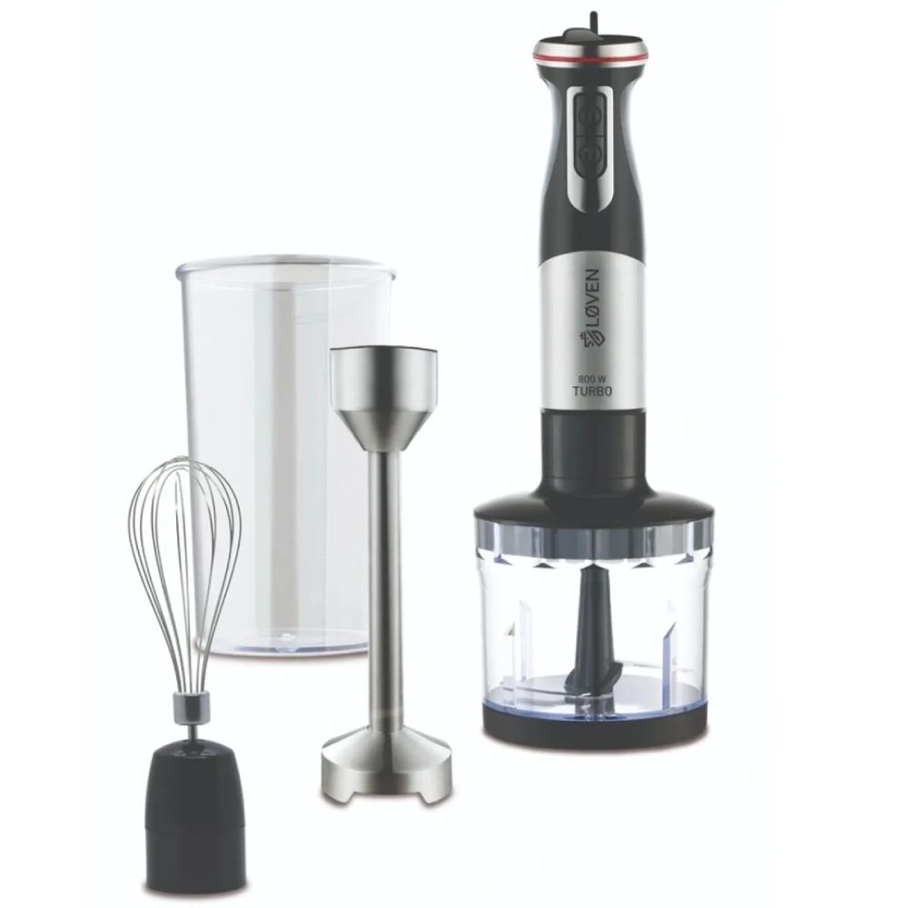 BATIDORA INMERSIÓN LOVEN MP800-CLA 800W 1L MULTIFUNCIÓN ACERO - 2