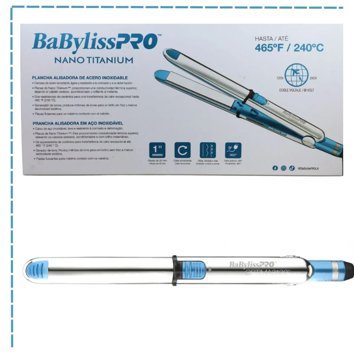 COMBO PLANCHAS PROFESIONALES PRO ÓPTIMA 2000 Y ÓPTIMA 3000 BABYLISSPRO - 4