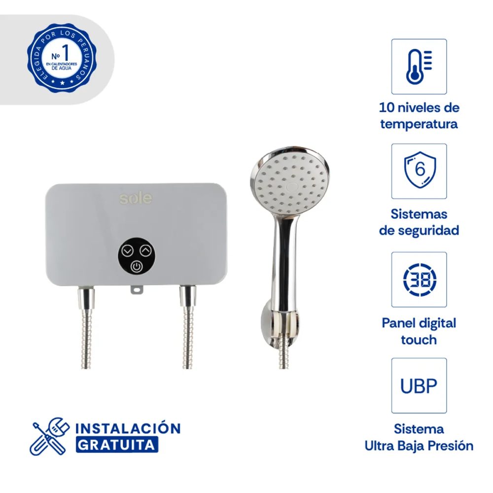 RAPIDUCHA ELÉCTRICA SOLE SUPER PRO 5500W CON ACCESORIOS - 5