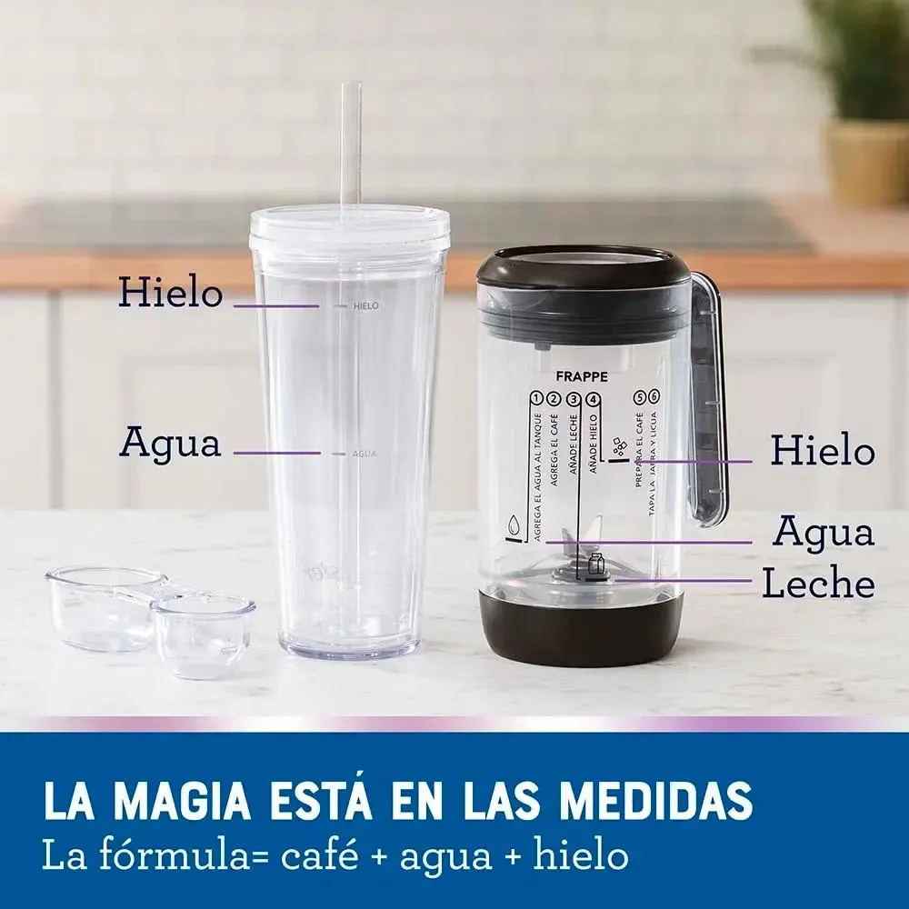 CAFETERA FRAPPÉ CON LICUADORA OSTER® BVSTDC03B NEGRO - 3