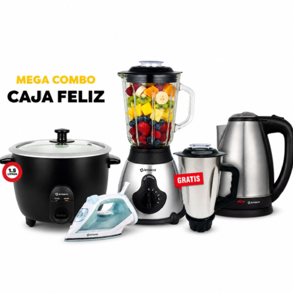 COMBO DE ELECTRODOMÉSTICOS PARA EL HOGAR Y COCINA DE LA MARCA IMACO - 1