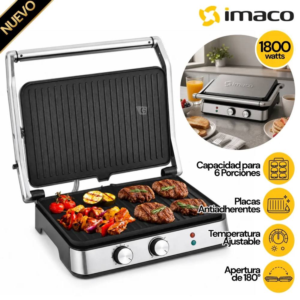 GRILL PANINI XL 6 PANES – IG3423 - 1