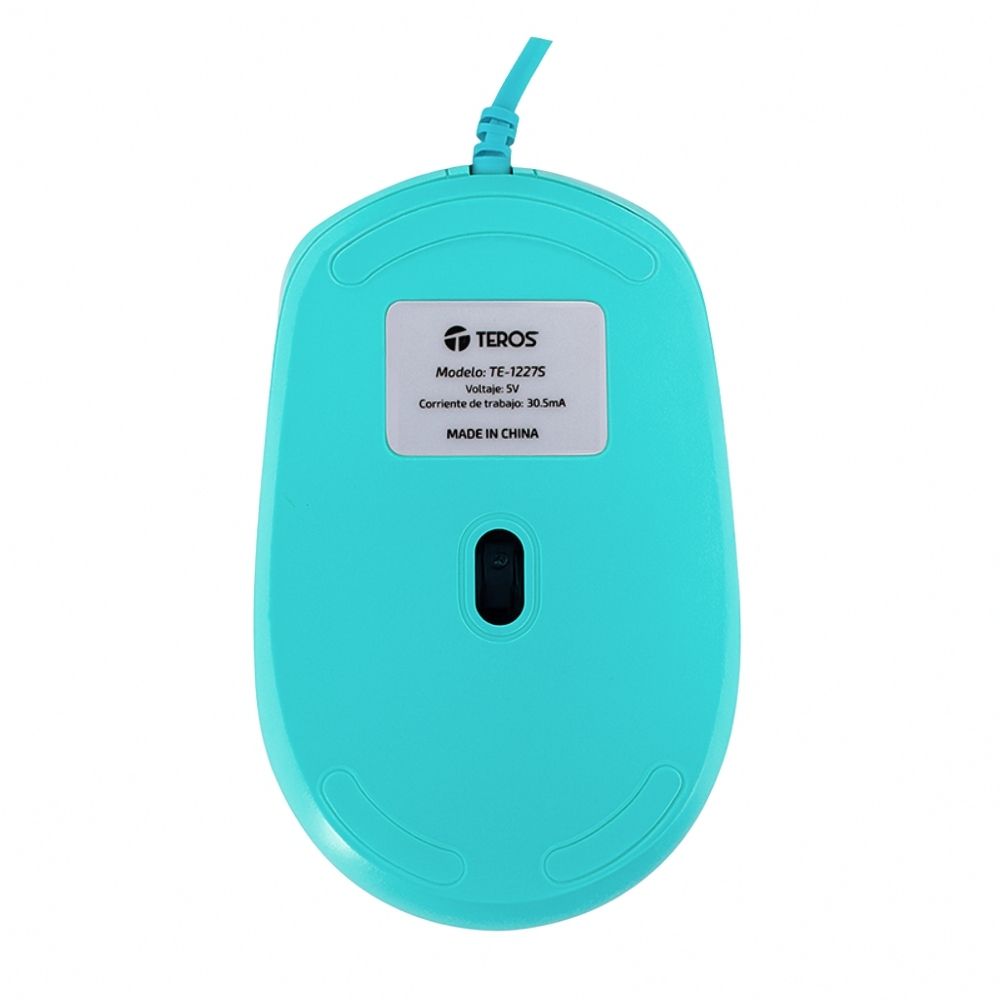 MOUSE ÓPTICO USB 1600 DPI 4 BOTONES TE-1227S - TEROS - 4
