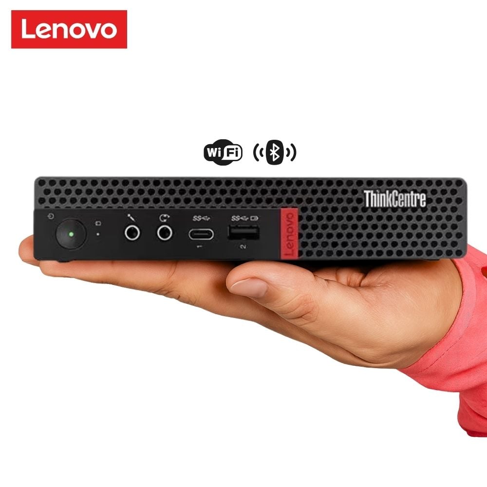 COMPUTADORA PC LENOVO THINKCENTRE - INTEL CORE I5-9400T 8GB RAM 256GB SSD 500GB HDD WIFI+BT - 2