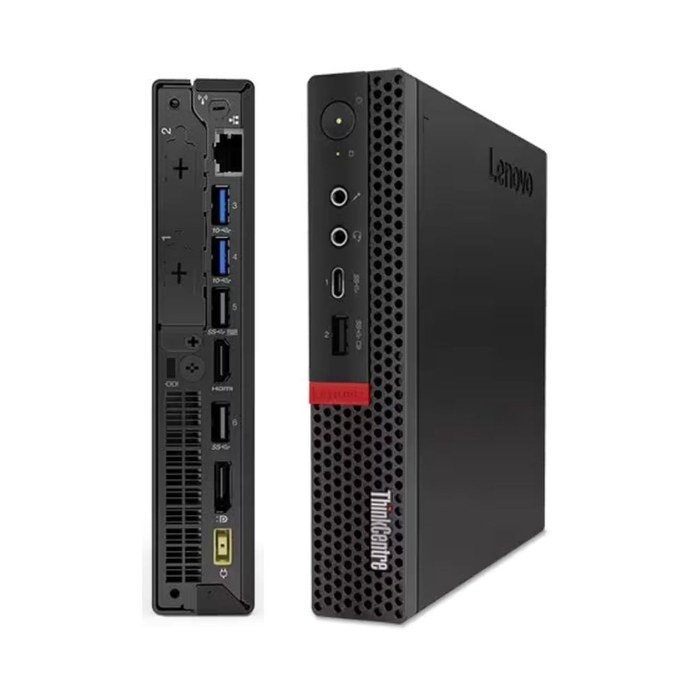 COMPUTADORA PC LENOVO THINKCENTRE - INTEL CORE I5-9400T 8GB RAM 256GB SSD 500GB HDD WIFI+BT - 3