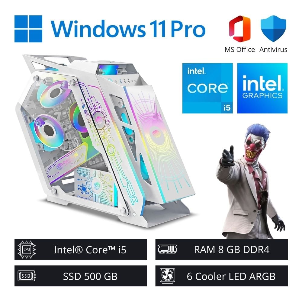 Computadora PC Gamer Intel Core i5 3,50 GHz 8GB RAM 500GB SSD - 1