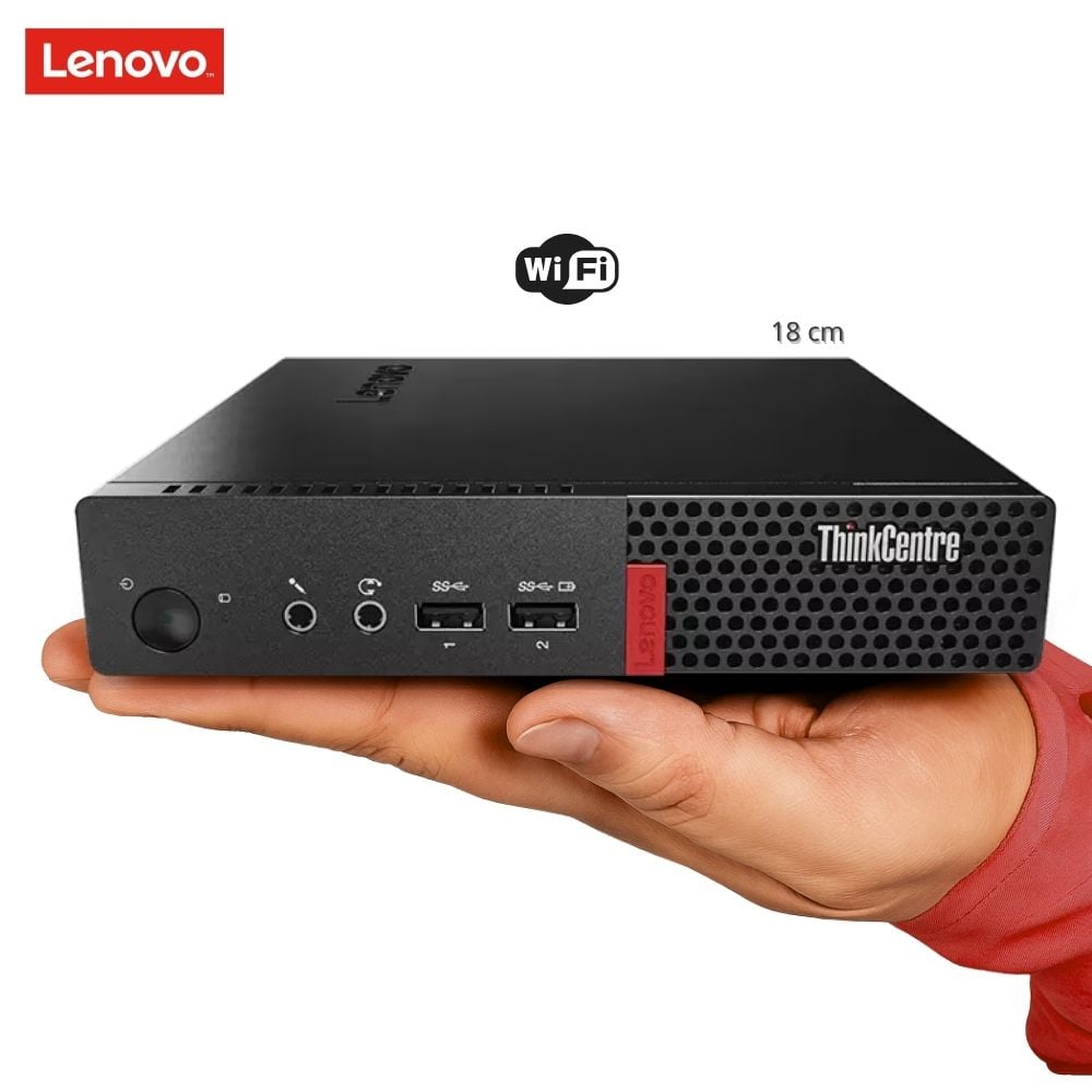 Computadora PC Lenovo Intel Core i5-6500T 8GB RAM 256GB SSD 500GB HDD Refurbished + Monitor 24" FHD WiFi - 2