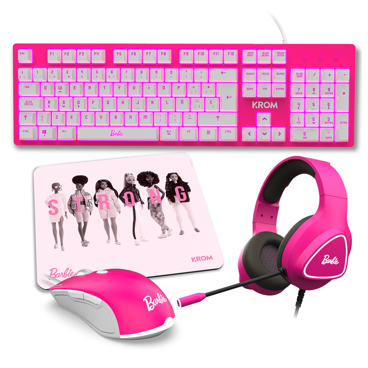 KIT KROM KHALI + KANDY BARBIE 4 EN 1 - 1
