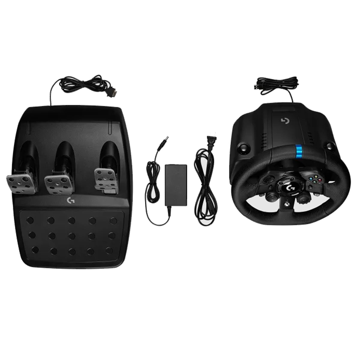 TIMÓN CON PEDAL GAMER LOGITECH G923 RACING WHEEL PC USB BLACK - 5