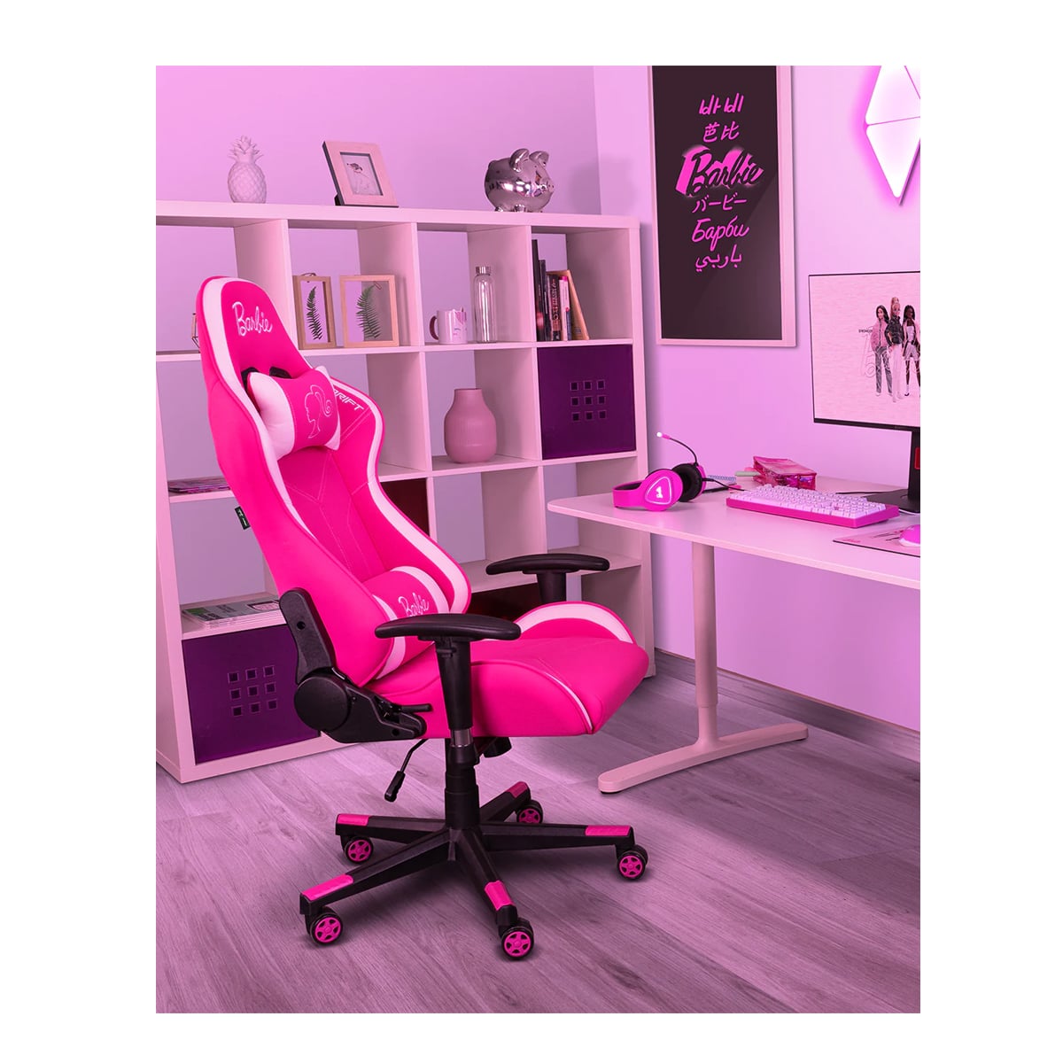SILLA GAMER DRIFT EDICIÓN ESPECIAL DR90 BARBIE - 2