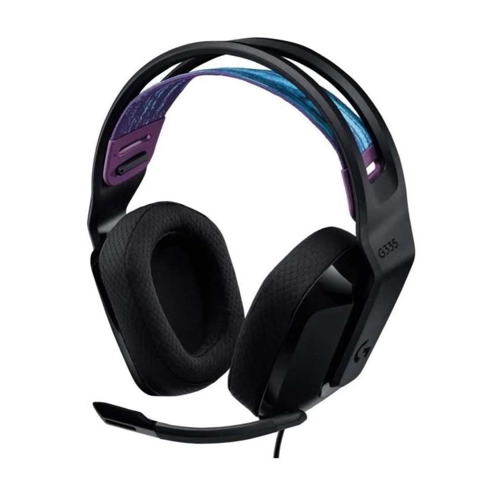 AUDÍFONOS CON MICRÓFONO LOGITECH G335 BLACK - 1