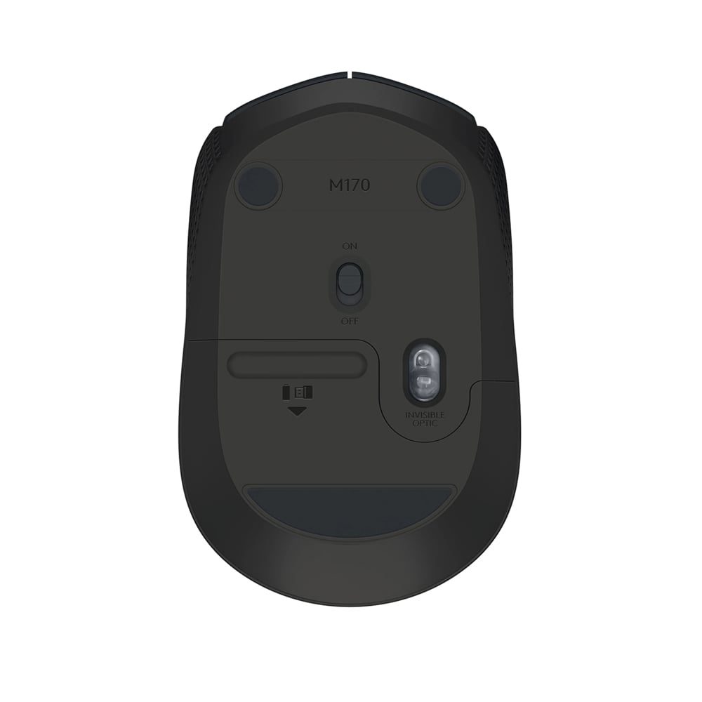 MOUSE LOGITECH M170 WIRELESS BLACK - 4