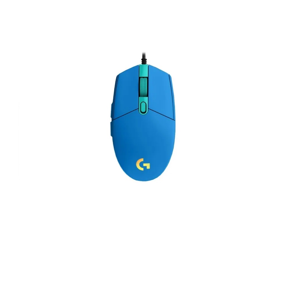 MOUSE LOGITECH G203 LIGHTSYNC OPTICAL 8000 DPI RGB BLUE - 2