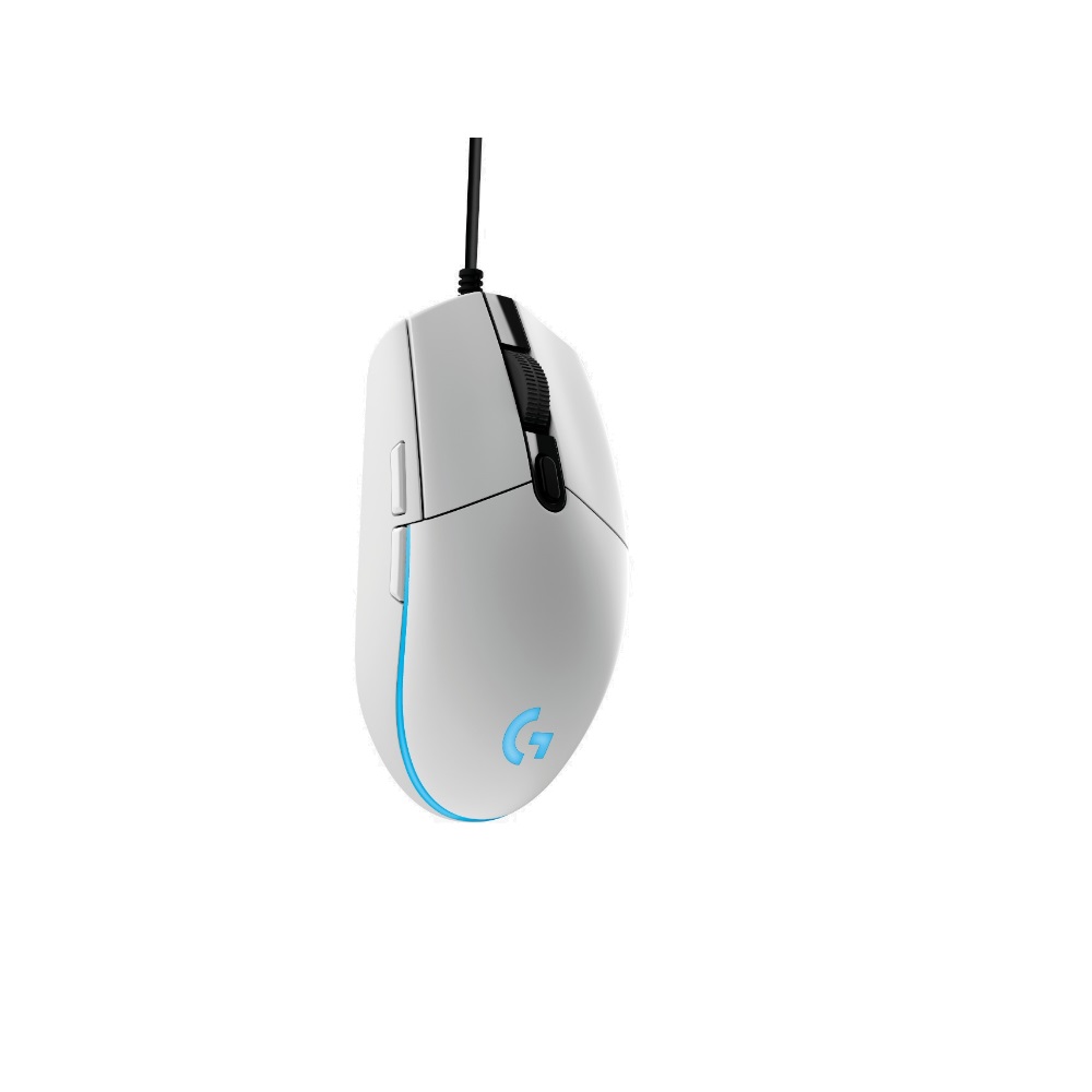 MOUSE LOGITECH G203 LIGHTSYNC OPTICAL 8000 DPI RGB WHITE - 2