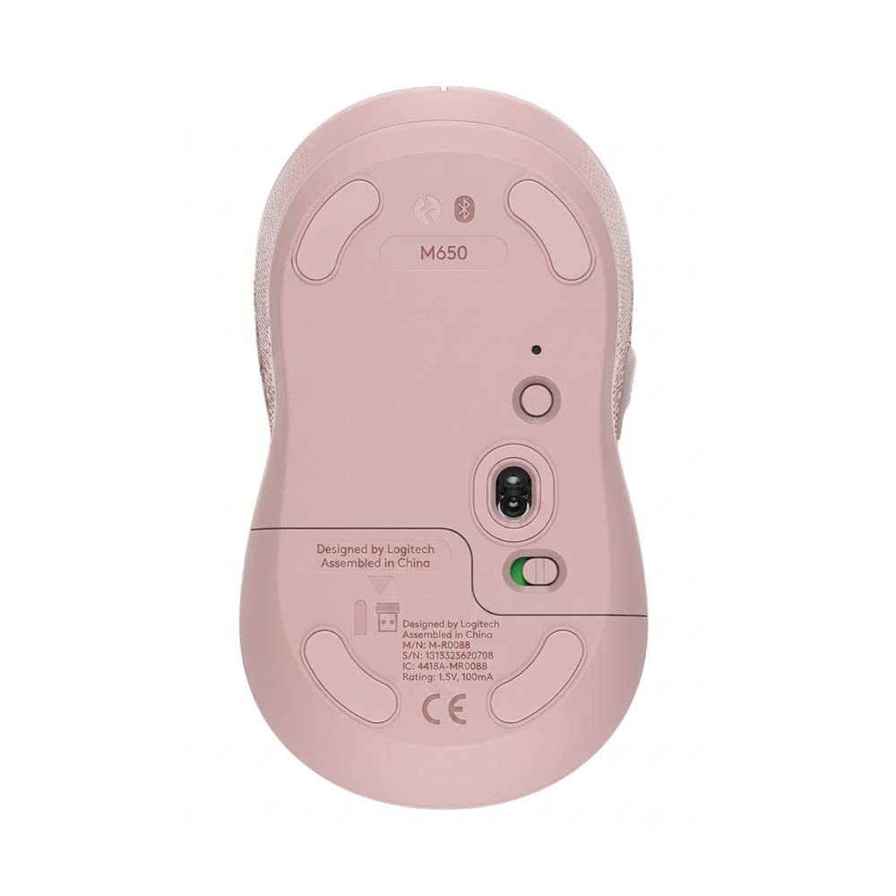 MOUSE LOGITECH M650 SIGNATURE SILENT WIRELESS ROSE - 5