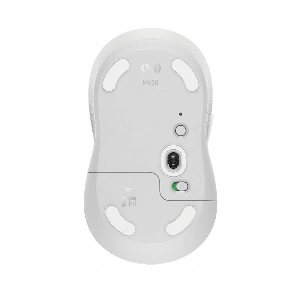 MOUSE LOGITECH M650 SIGNATURE SILENT WIRELESS WHITE - 5