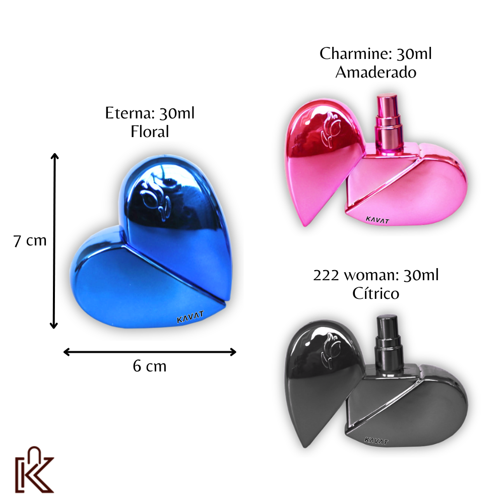 SET DE 3 PERFUMES CORAZÓN 30ML - 3
