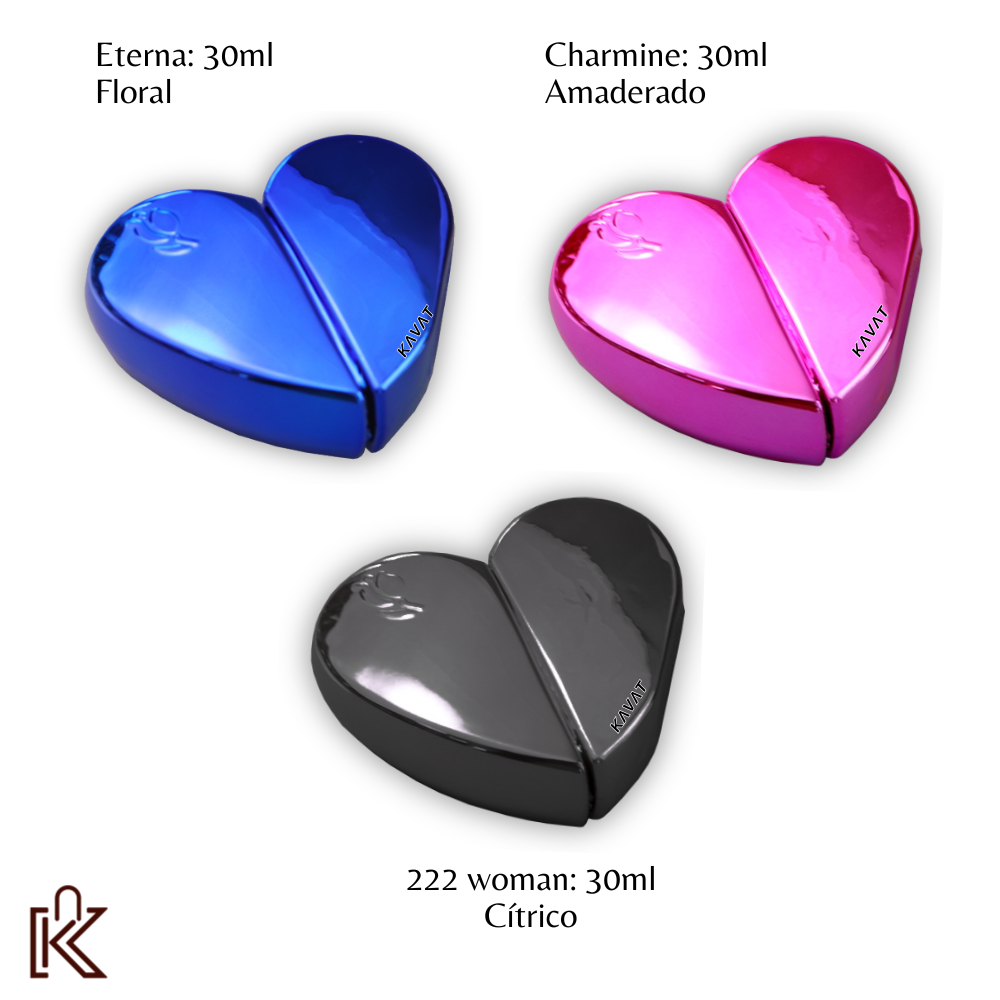 SET DE 3 PERFUMES CORAZÓN 30ML - 4