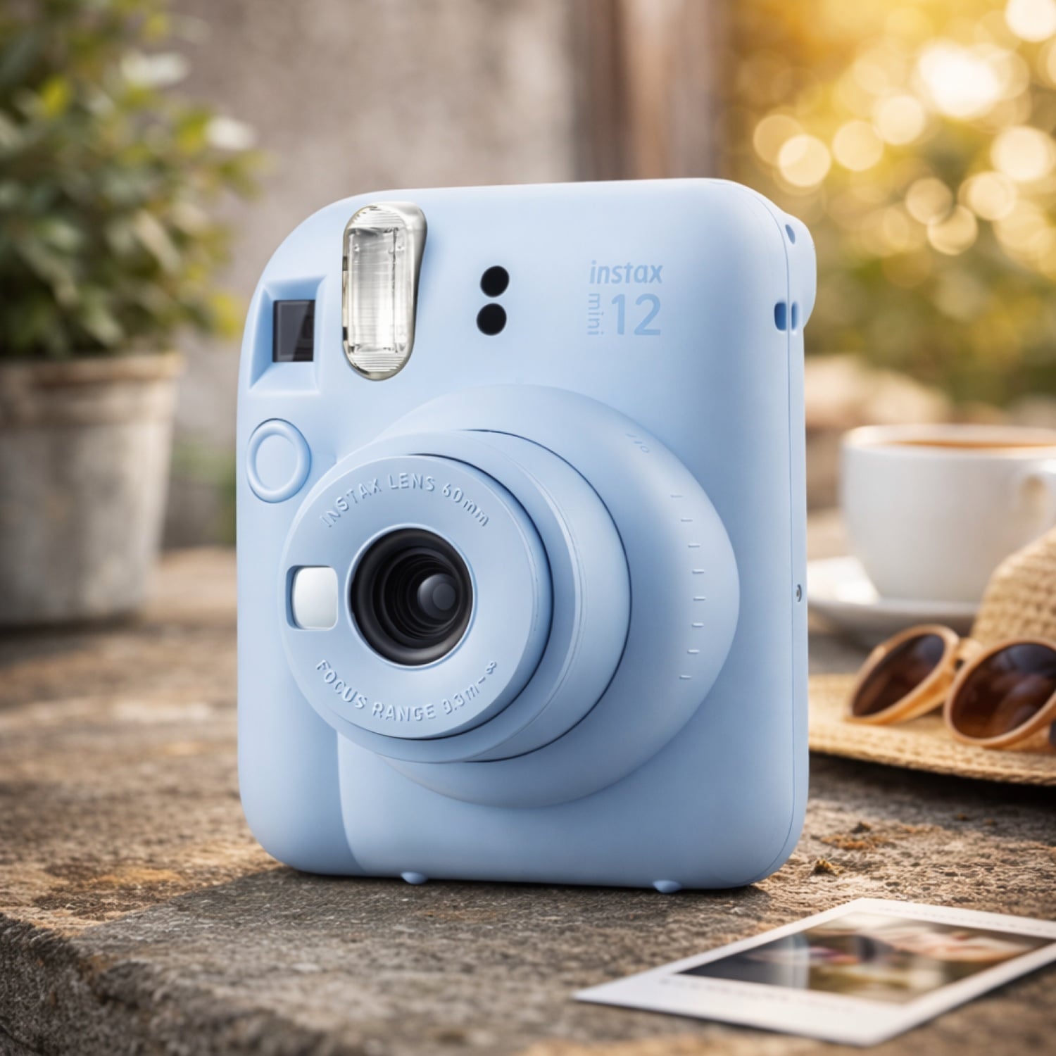 CAMARA INSTAX FUJIFILM  MINI 12 AZUL PASTEL - 7