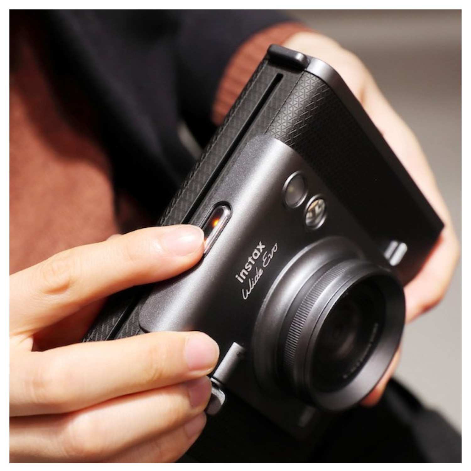 CÁMARA INSTAX FUJIFILM WIDE EVO HYBRID BLACK - 7