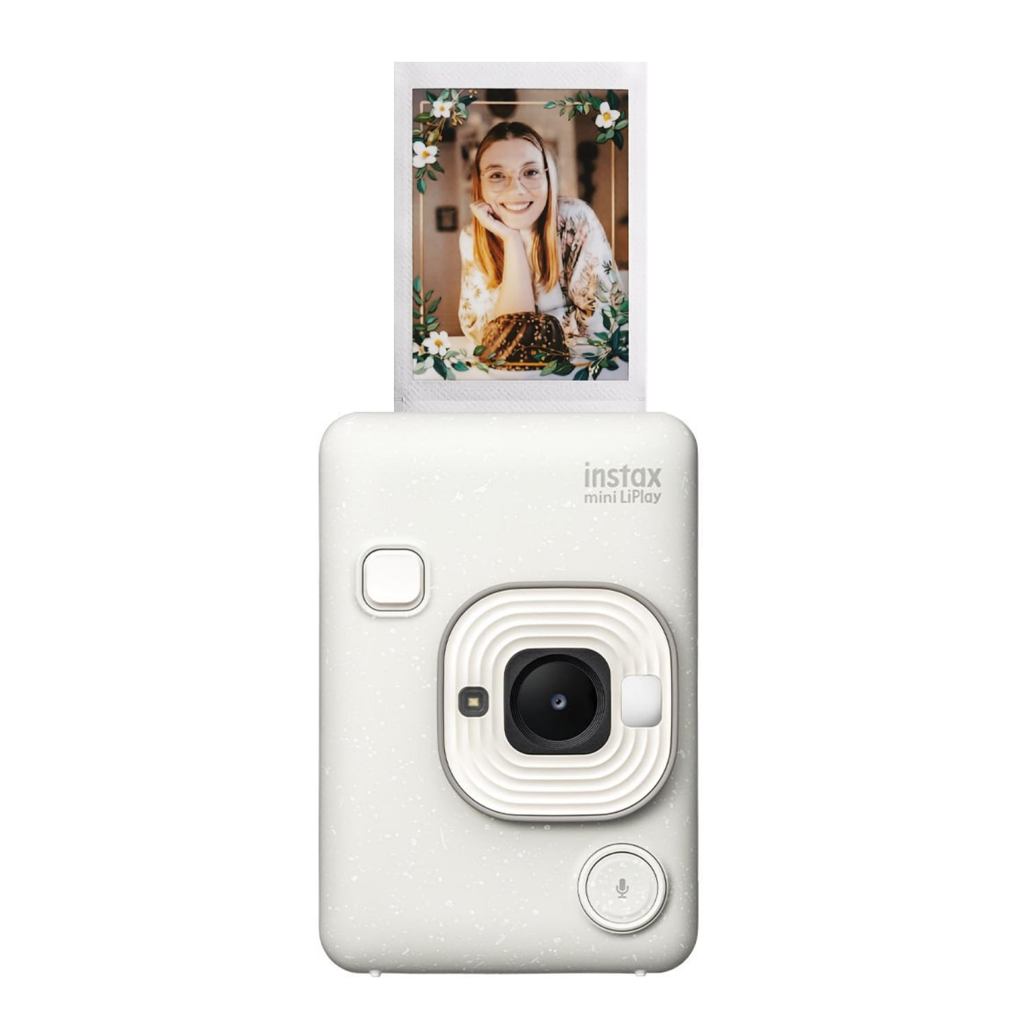 CÁMARA HIBRIDA INSTAX MINI LIPLAY FUJIFILM MISTY WHITE - 1