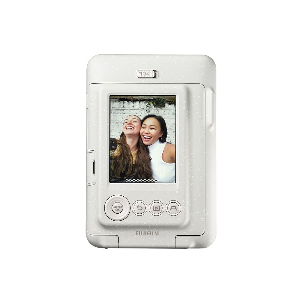 CÁMARA HIBRIDA INSTAX MINI LIPLAY FUJIFILM MISTY WHITE - 3