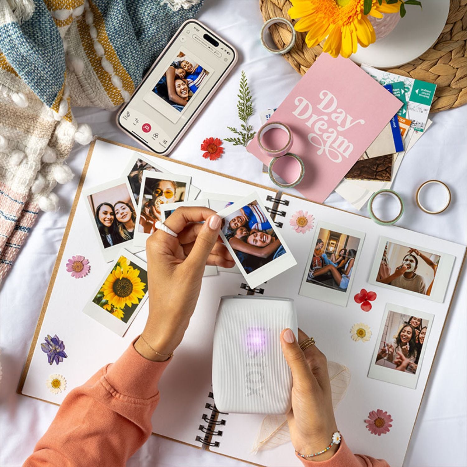 IMPRESORA FUJIFILM INSTAX MINI LINK 3 CLAY WHITE - 5