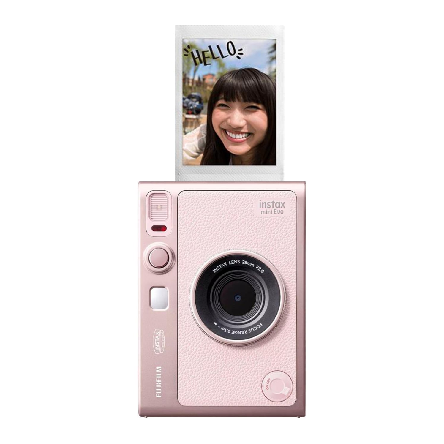 CÁMARA INSTAX FUJIFILM MINI EVO HYBRID GENTLE ROSE - 1