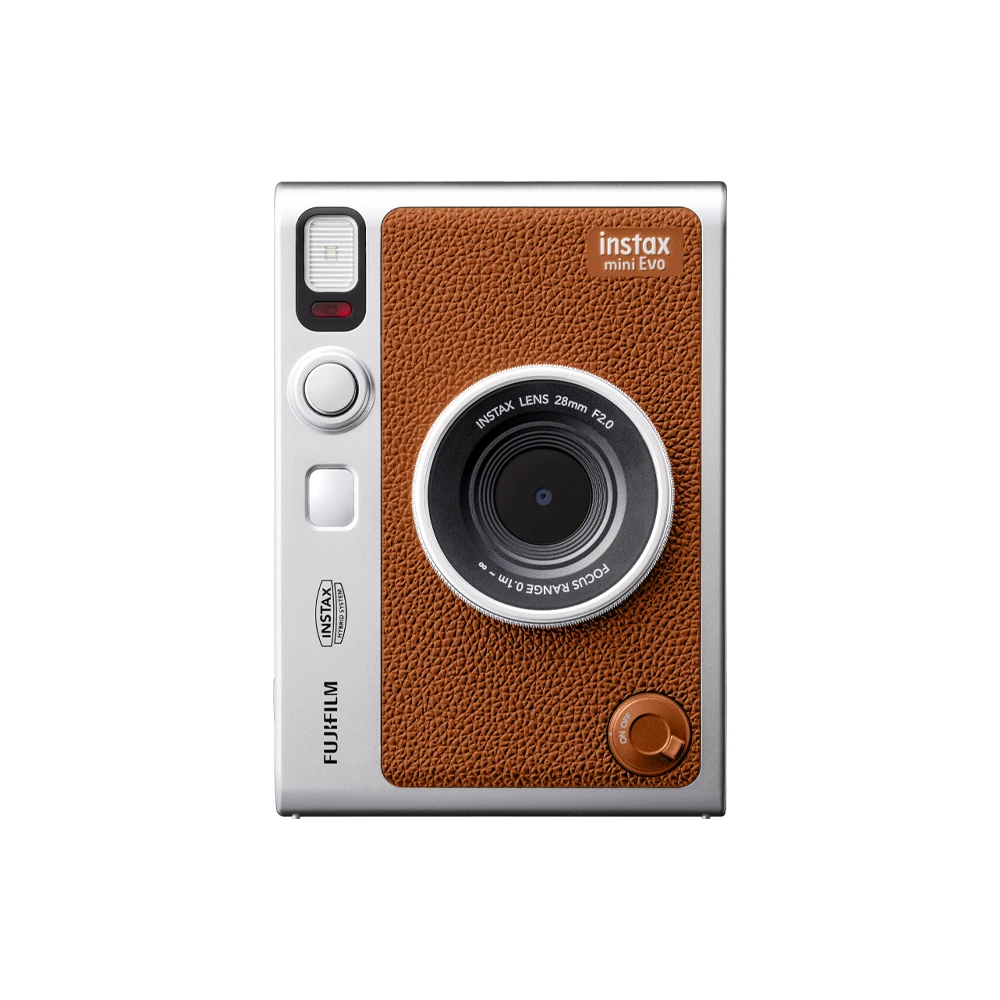 CÁMARA INSTAX FUJIFILM MINI EVO HYBRID BROWN - 2