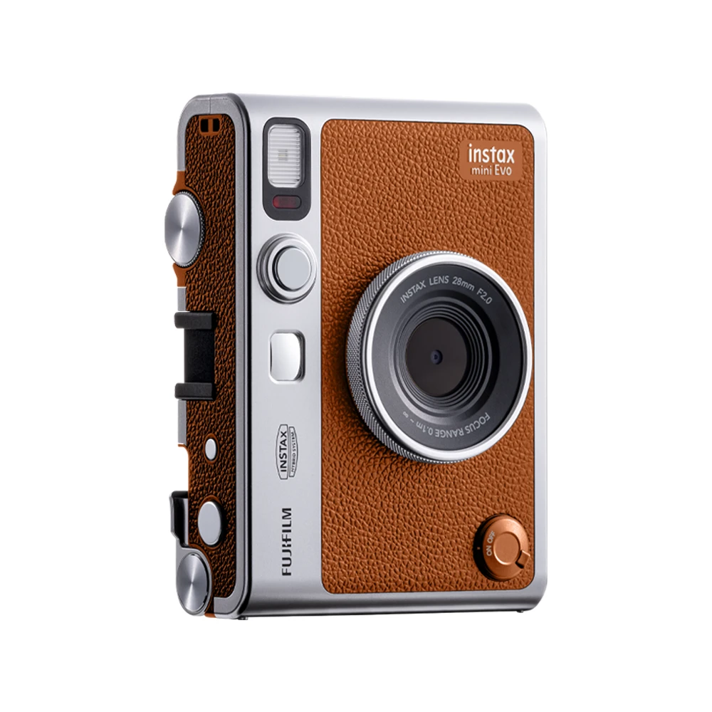 CÁMARA INSTAX FUJIFILM MINI EVO HYBRID BROWN - 4