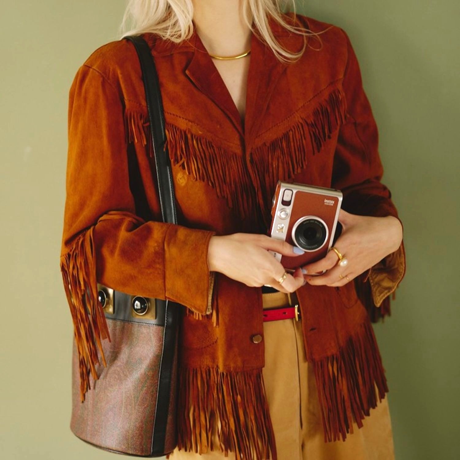 CÁMARA INSTAX FUJIFILM MINI EVO HYBRID BROWN - 8