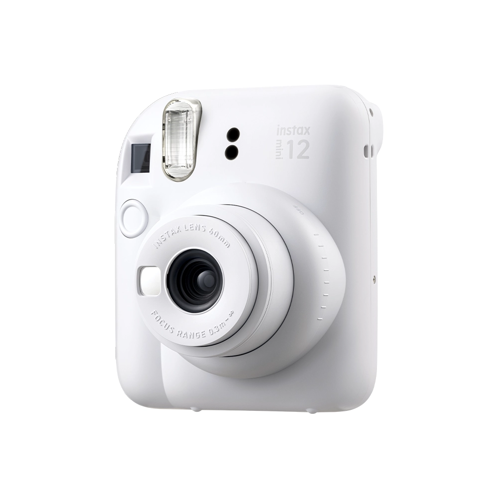 CÁMARA INSTAX FUJIFILM MINI 12 ARCILLA BLANCA + KIT REGALO + PACK PELÍCULA X10 - 2