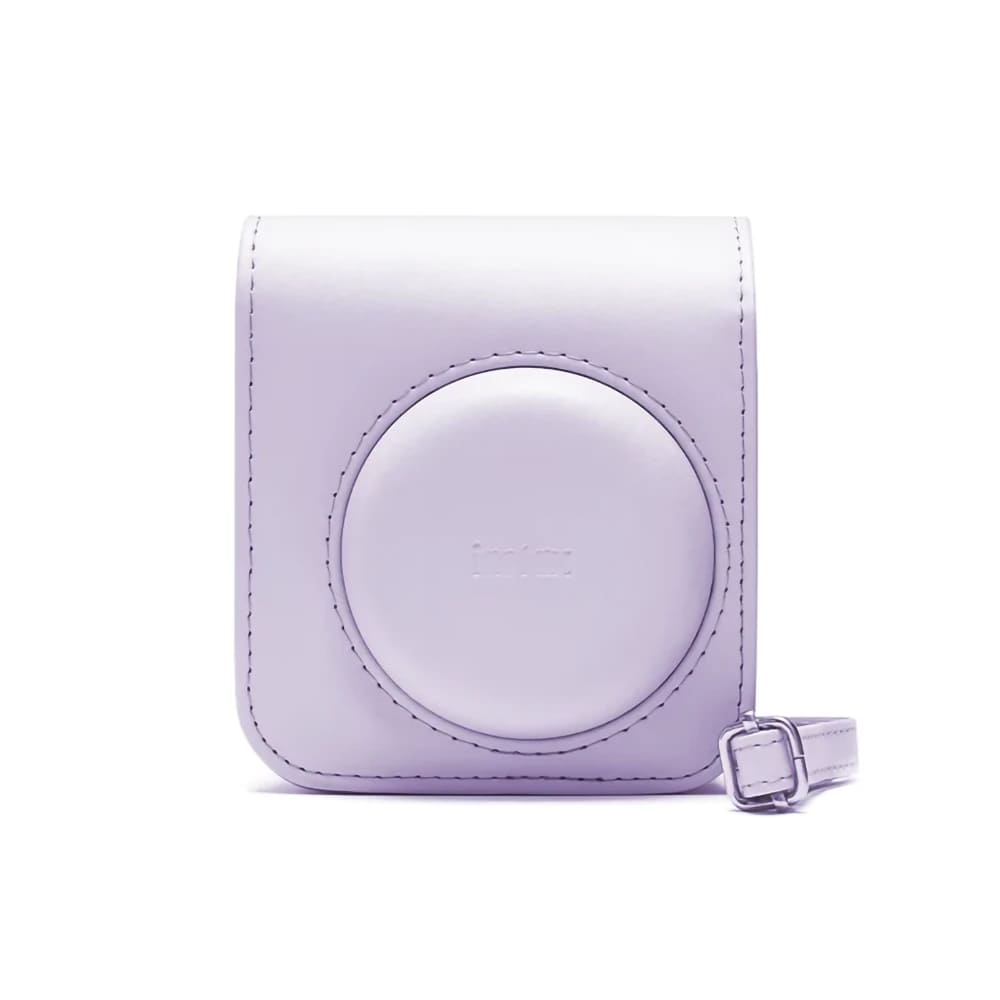 CÁMARA INSTAX FUJIFILM MINI 12 LILA MORADO + PACK PELÍCULA X20 + ESTUCHE + MINI ÁLBUM DE FOTOS - 4