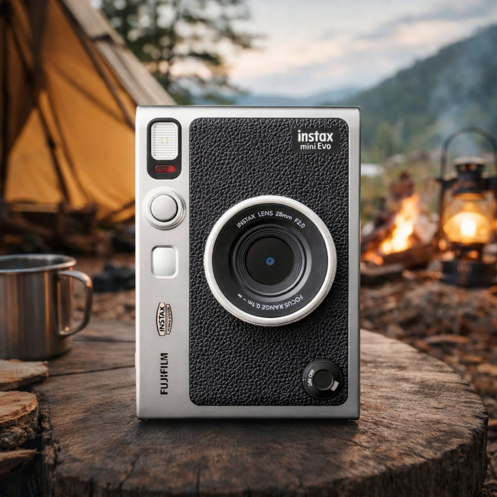 CÁMARA INSTAX FUJIFILM MINI EVO HYBRID BLACK - 6
