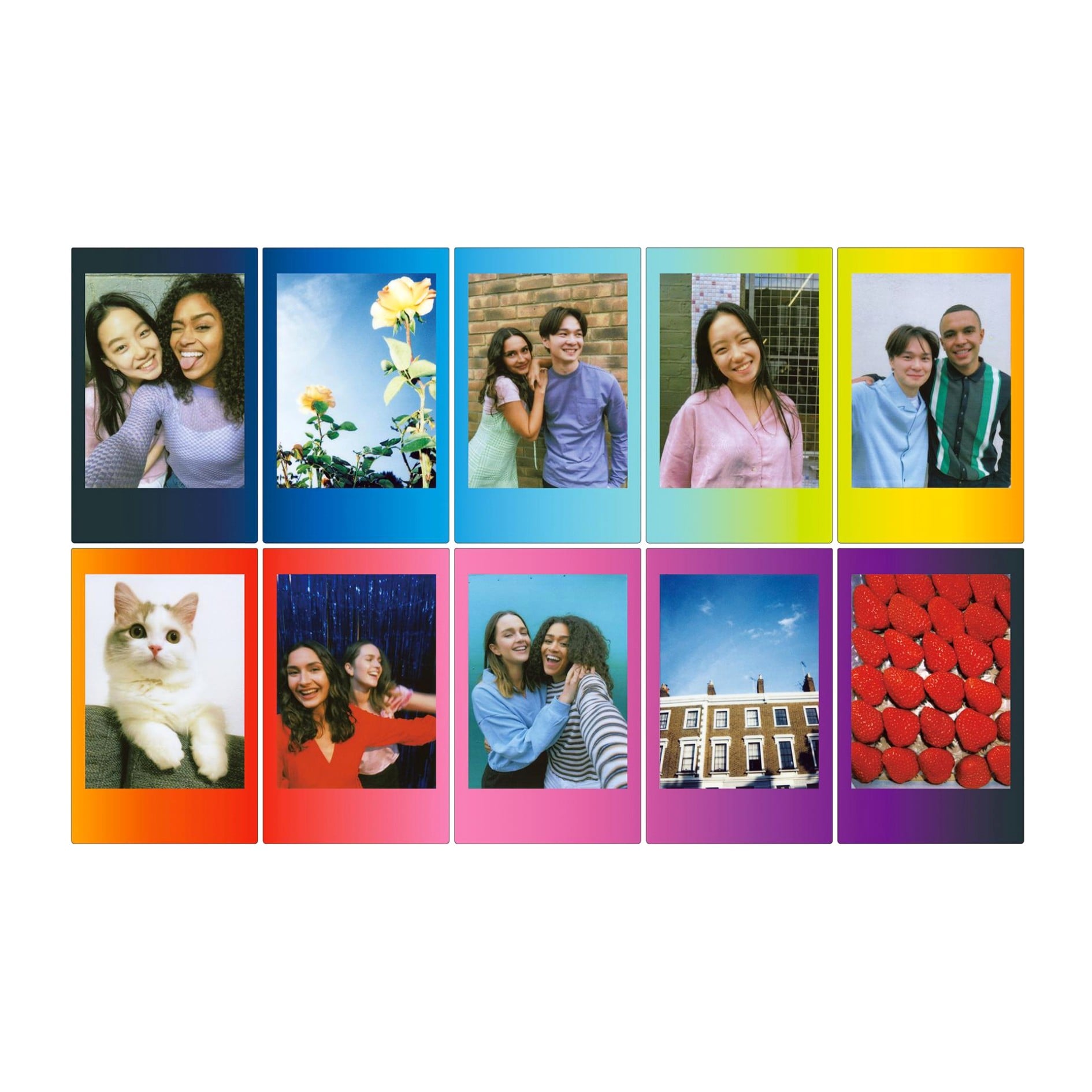 PELÍCULA FUJIFILM INSTAX MINI RAINBOW X 10 HOJAS / FOTOS - 2
