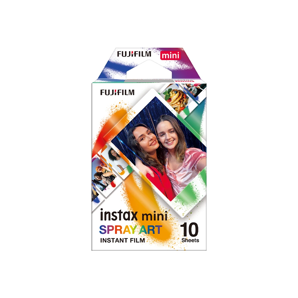 PELÍCULA FUJIFILM INSTAX MINI SPRAY ART X 10 HOJAS / FOTOS - 1