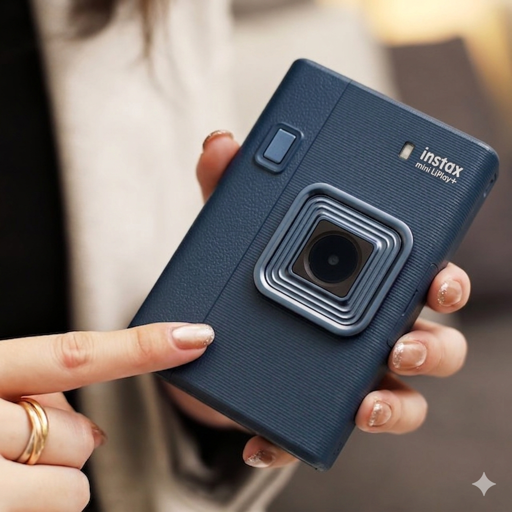CÁMARA FUJIFILM HIBRIDA MINI LIPLAY PLUS MIDNIGHT BLUE - 3