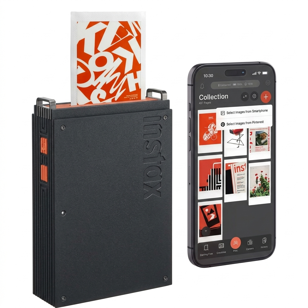 IMPRESORA FUJIFILM MINI LINK PLUS BLACK Y ORANGE - 1