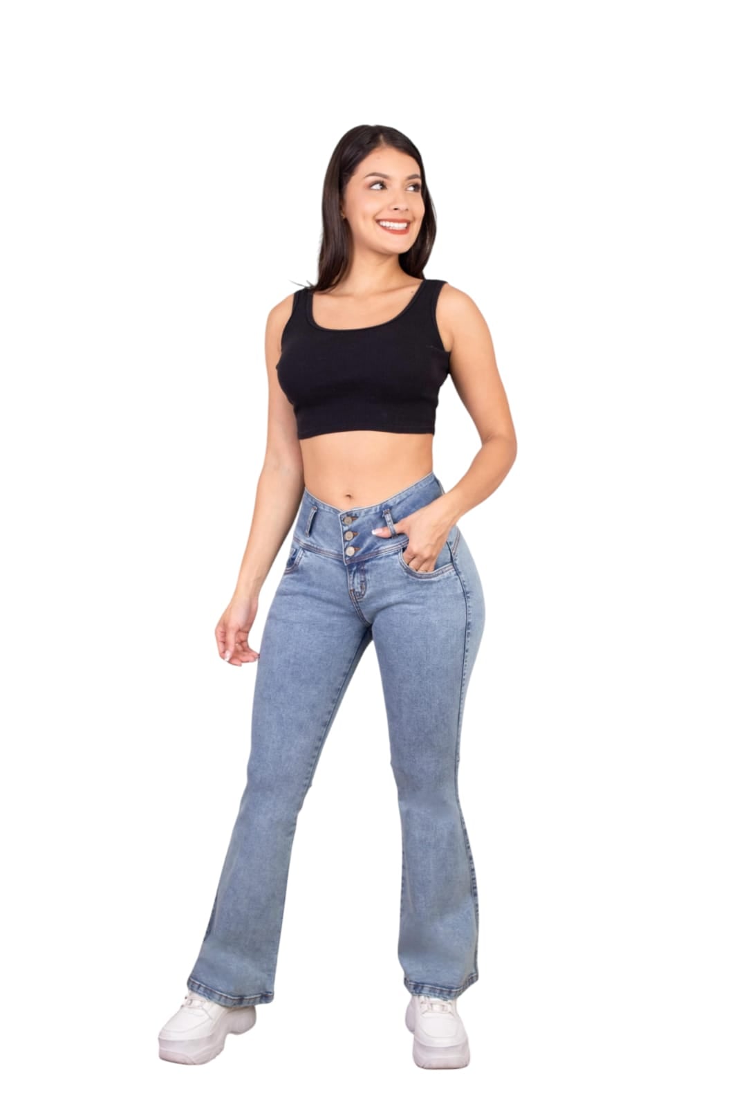 PANTALONES JEAN MODELO SIRENA - 1