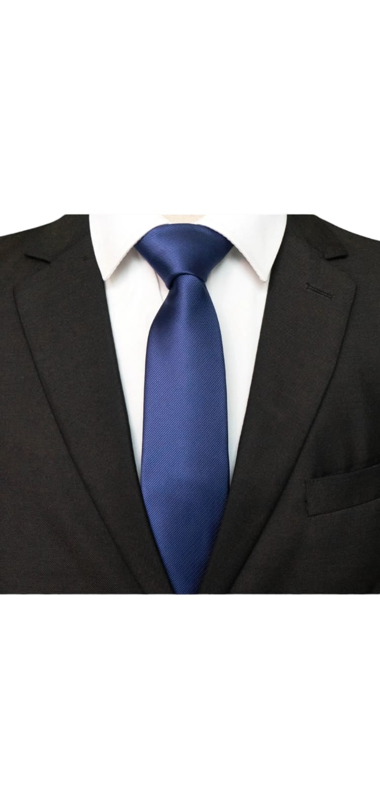 CORBATAS ELEGANTES LISO PARA CAMISA - 1