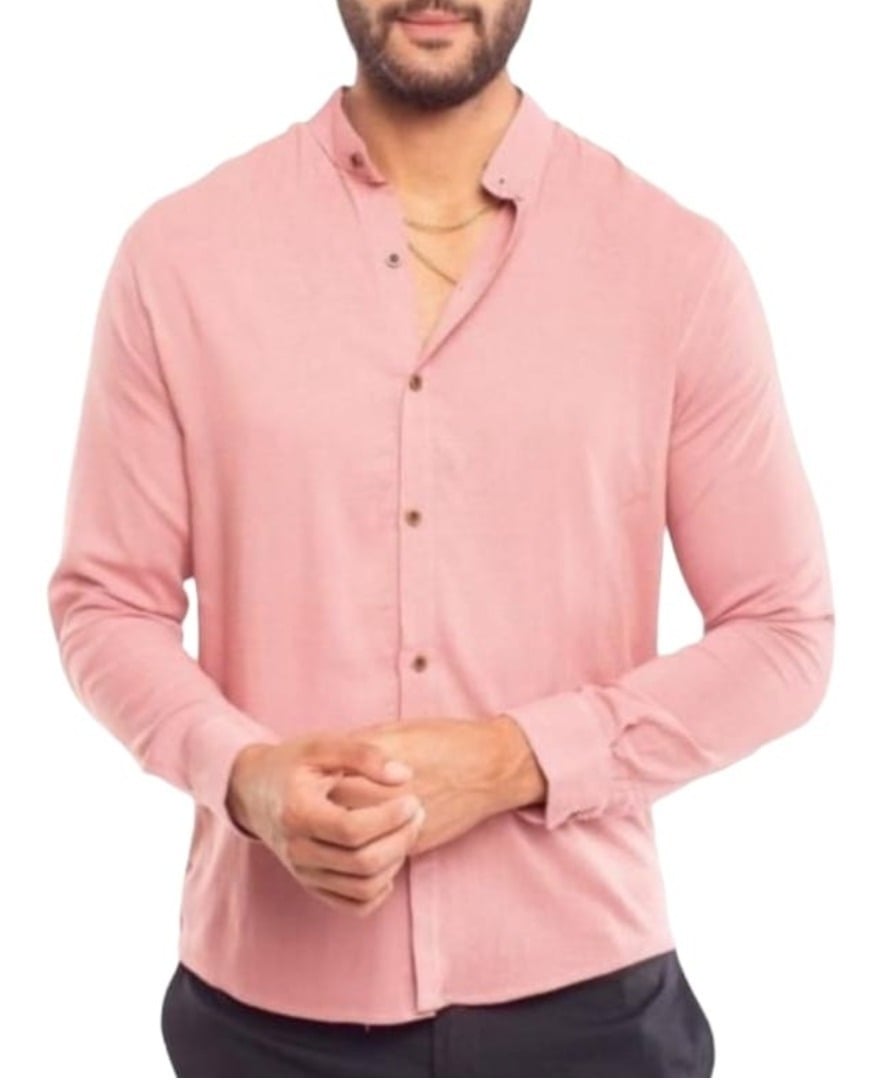 CAMISA LINO MANGA LARGA PARA HOMBRE - 3