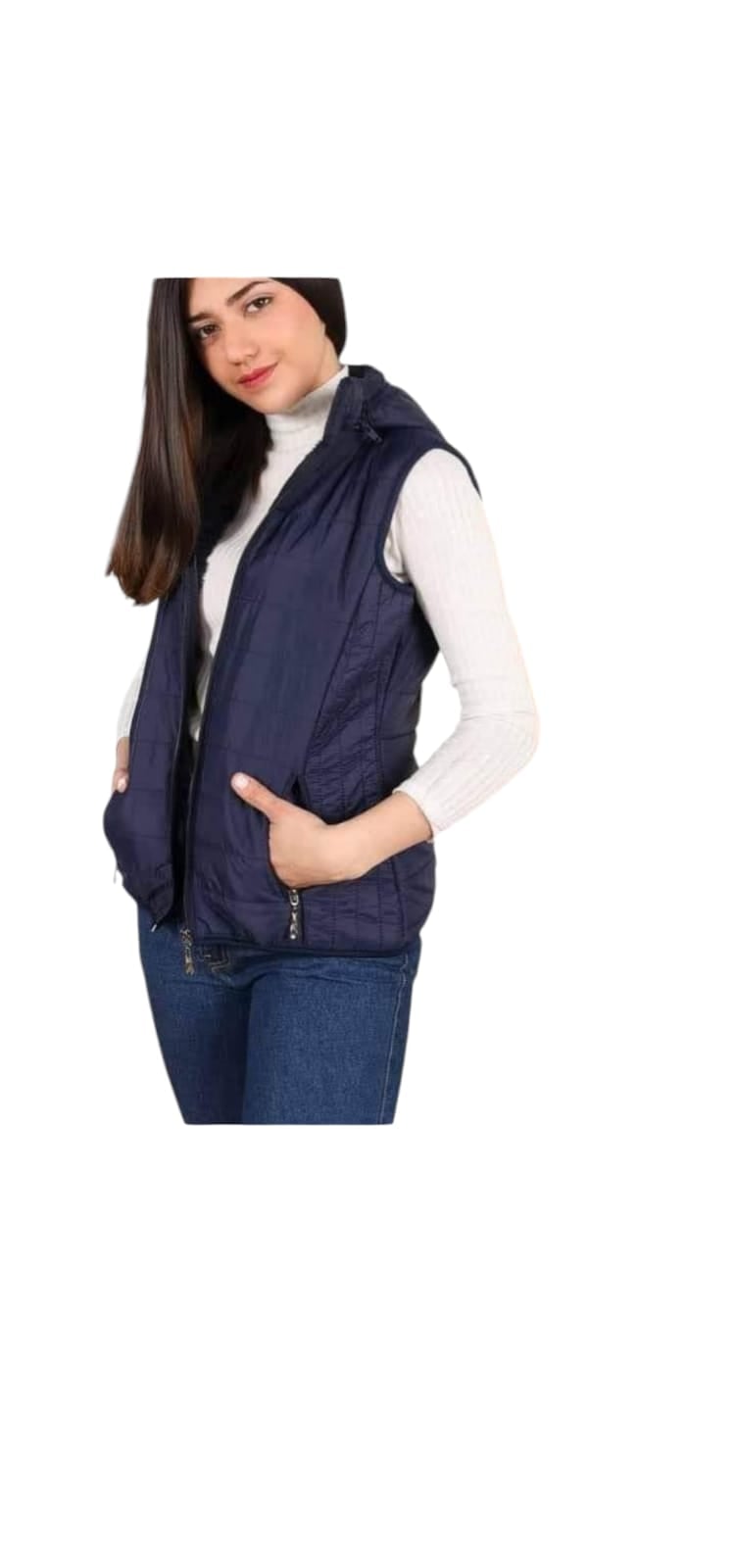 CHALECO PUFFER SEMI-IMPERMEABLE PARA DAMA - 1
