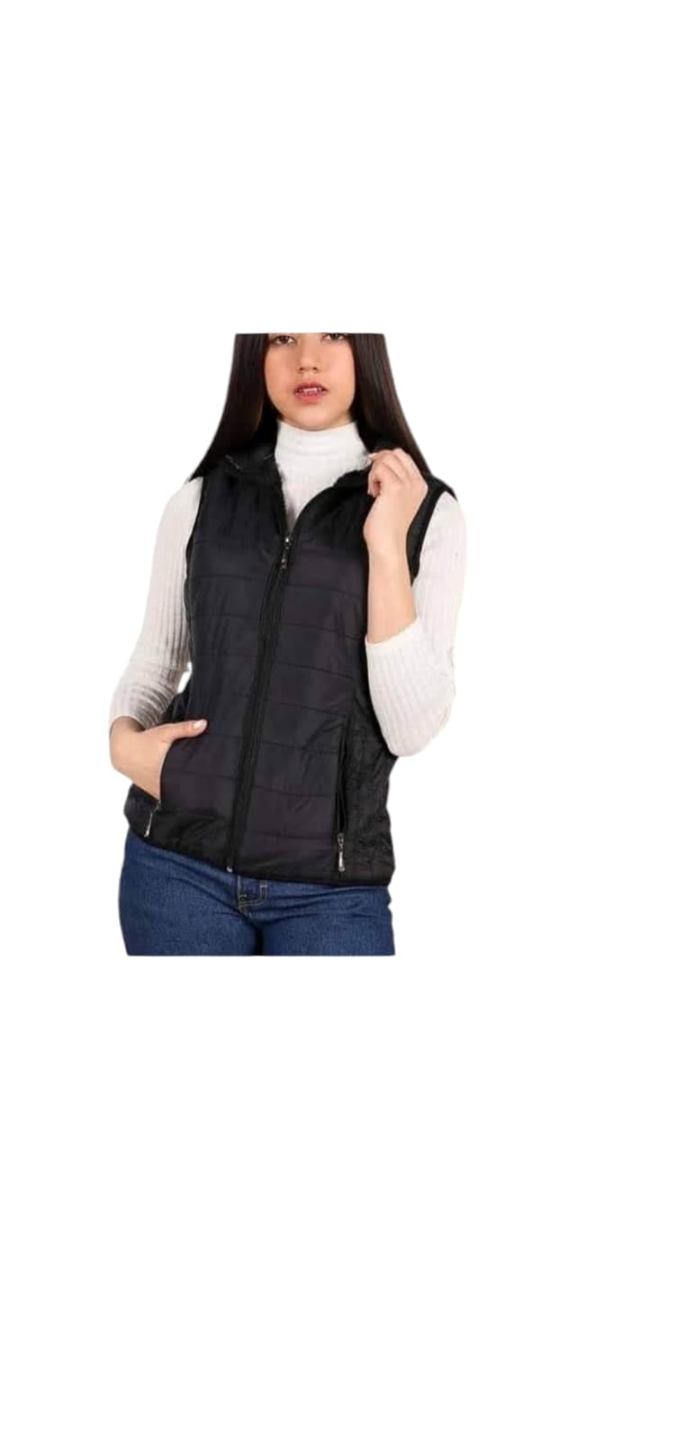 CHALECO PUFFER SEMI-IMPERMEABLE PARA DAMA - 1